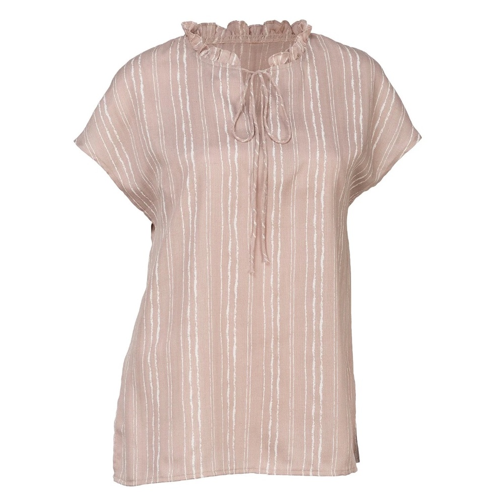 Arianna by Howard’s Ruffle-Neck Top